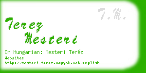 terez mesteri business card